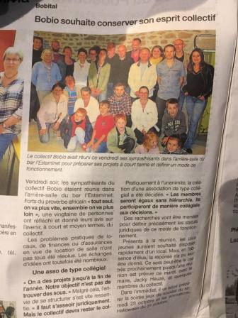 Ouest France 16 octobre 2017